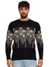 Black - Design120 - 1 Br - Striped Pullover - Khotwh